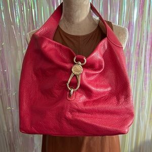 Dooney & Bourke pink leather hobo